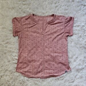 EUC L.L. Bean Streamside Tee - Split Neck - M